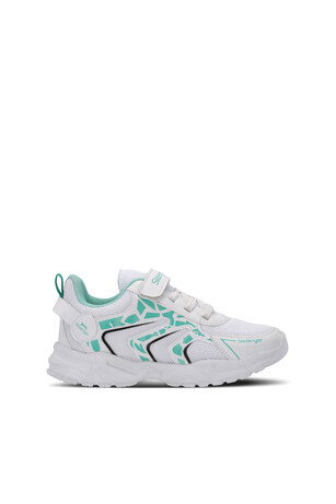 Slazenger KANNER I Kız Çocuk Cırt Cırtlı Beyaz / Yeşil Günlük Spor Ayakkabısı 