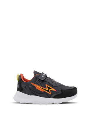 Slazenger KAORU KTN Erkek Çocuk Cırt Cırtlı Koyu Gri Günlük Spor Ayakkabısı 