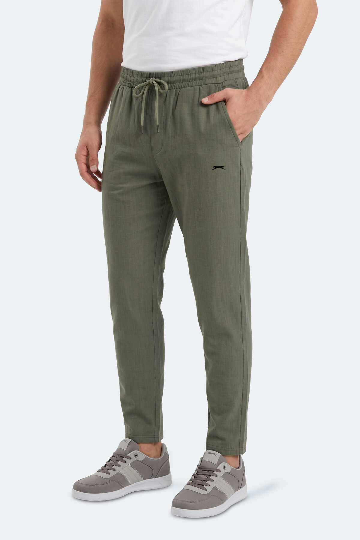 Slazenger - Slazenger KARMELA Erkek Haki Eşofman Altı