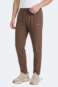Slazenger - Slazenger KARMELA Erkek Cepli Kahve Pantolon
