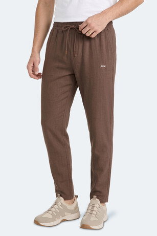Slazenger KARMELA Erkek Cepli Kahve Pantolon 
