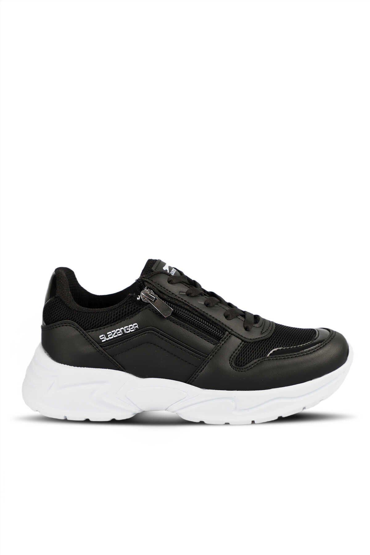 Slazenger - KARSTEN I Sneaker Kadın Ayakkabı Siyah / Beyaz