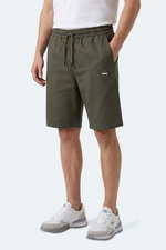 Slazenger - Slazenger KASEY Erkek Pamuklu Haki Şort