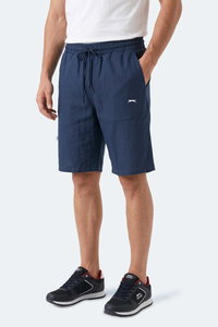 Slazenger - Slazenger KASEY Erkek Pamuklu Indigo Şort