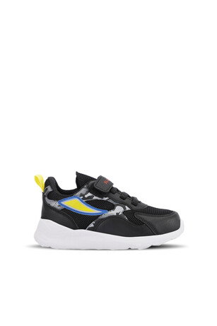 Slazenger KASHI KTN Erkek Çocuk Cırt Cırtlı Siyah / Kırmızı Sneaker 
