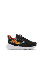 Slazenger - Slazenger KASHI IN Unisex Çocuk Cırt Cırtlı Siyah / Turuncu Günlük Spor Ayakkabısı Slazenger - Slazenger KASHI IN Unisex Çocuk Cırt Cırtlı Siyah / Turuncu Günlük Spor Ayakkabısı