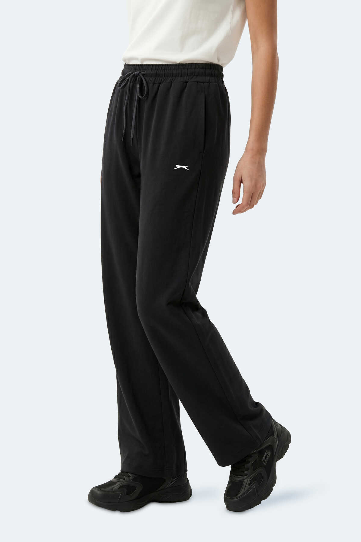 Slazenger - Slazenger KATKA Kadın Siyah Eşofman Altı