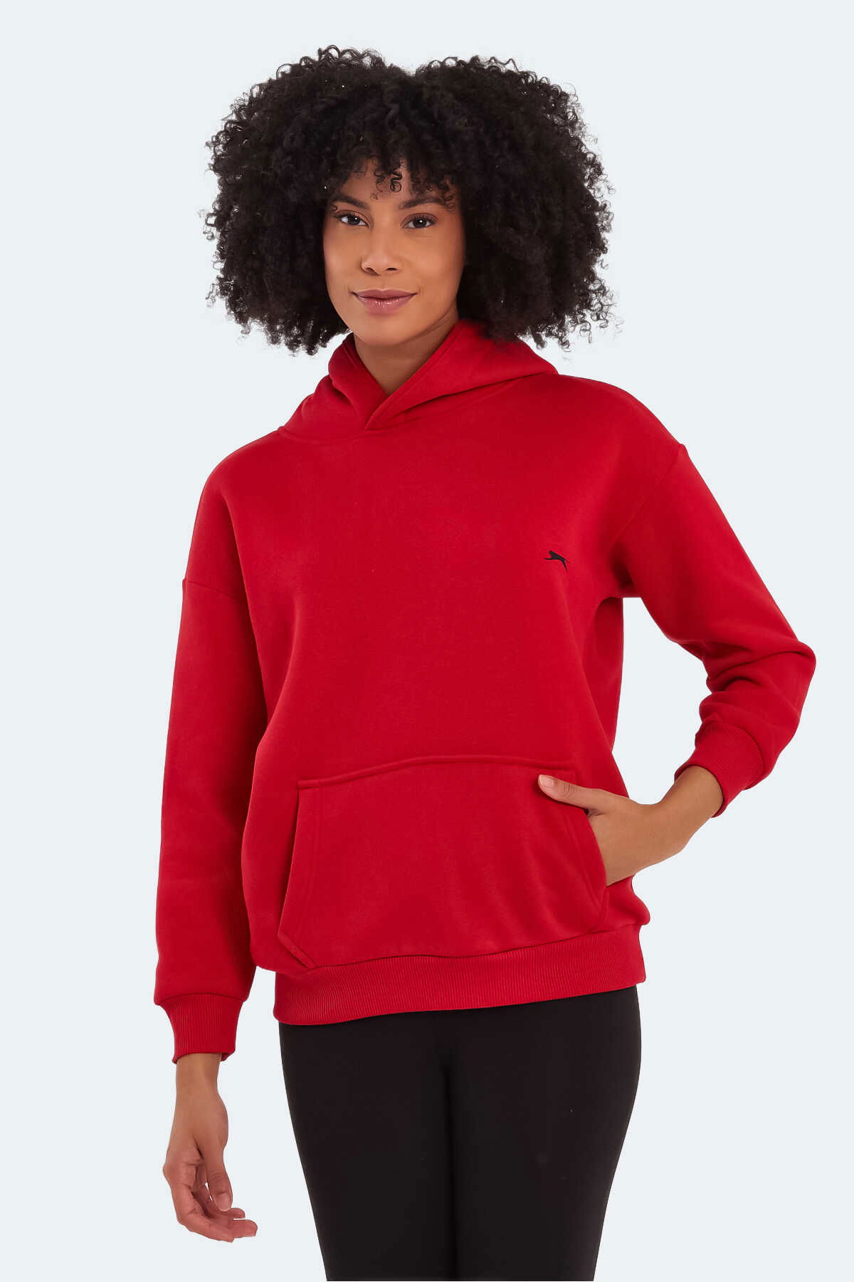Slazenger - Slazenger KATSU Kadın Sweatshirt Kırmızı