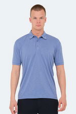 Slazenger - Slazenger KATSURO Erkek Polo Yaka Mor Tişört