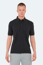 Slazenger - Slazenger KATSURO Erkek Polo Yaka Siyah Tişört