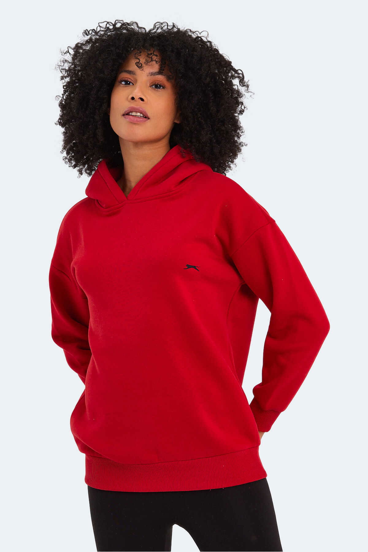 Slazenger - Slazenger KAVEH Kadın Sweatshirt Kırmızı
