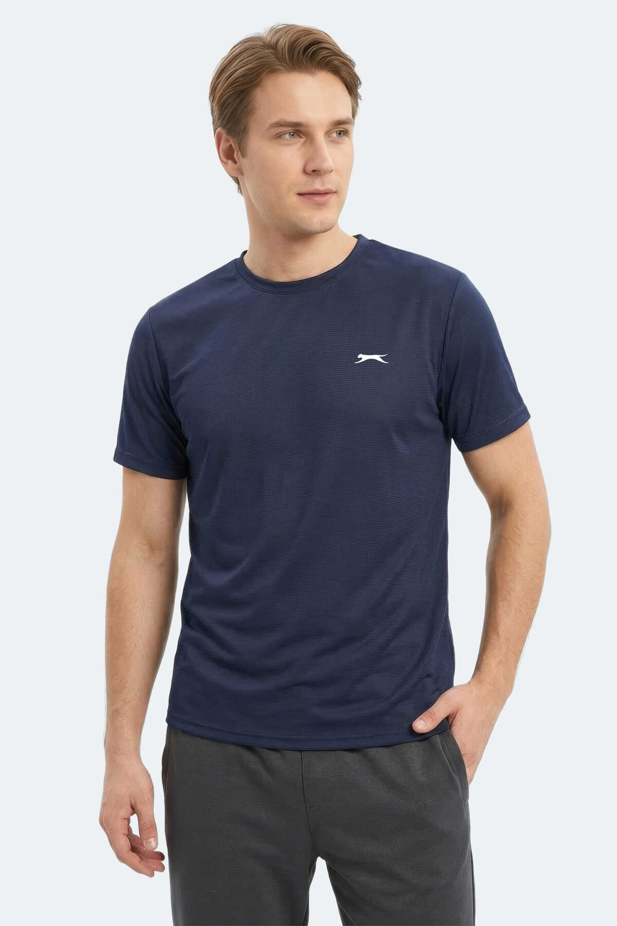 Slazenger - Slazenger KAYDA Erkek Lacivert Tişört