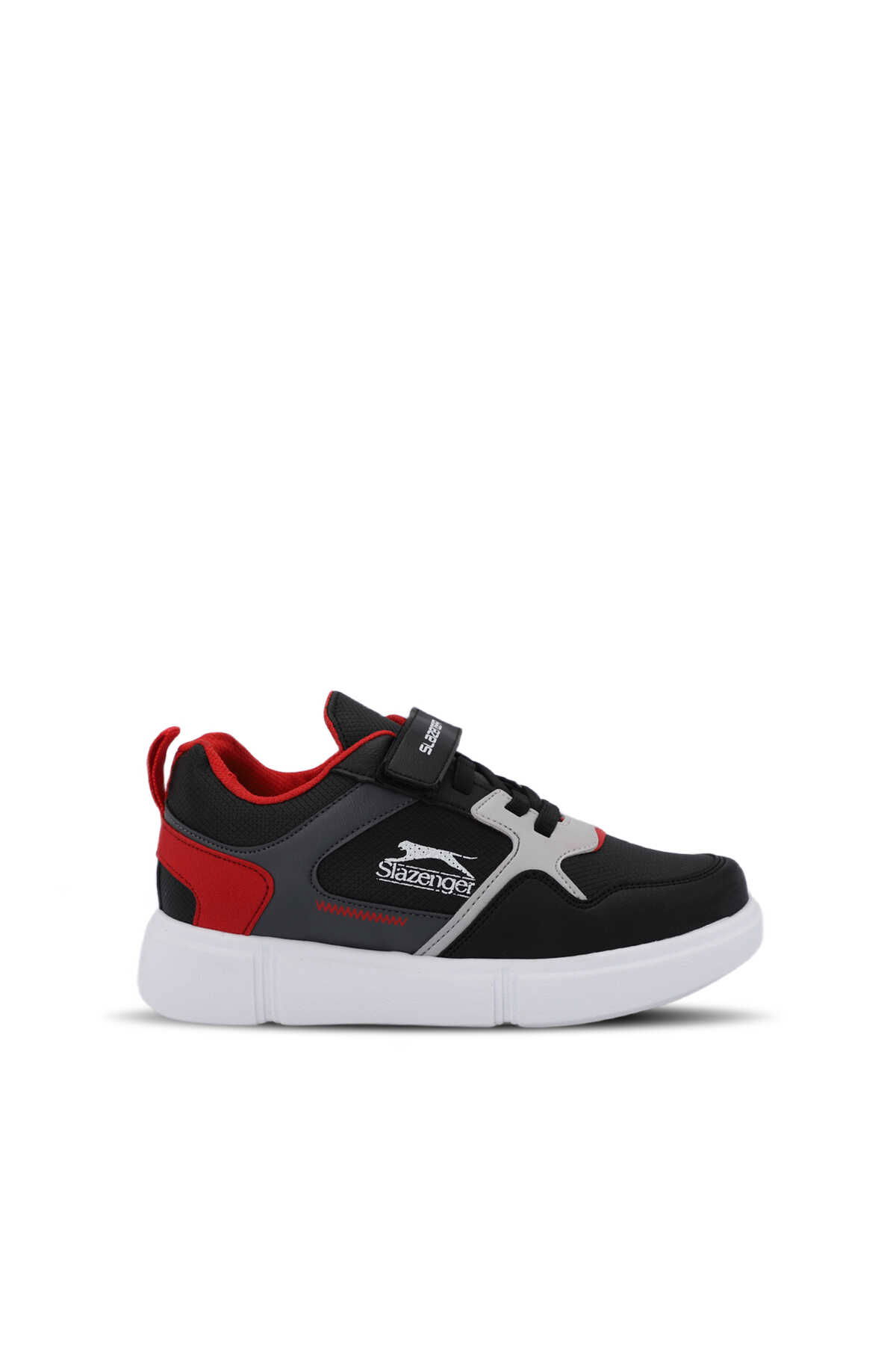Slazenger - Slazenger KAZUE Sneaker Unisex Çocuk Ayakkabı Siyah / Kırmızı