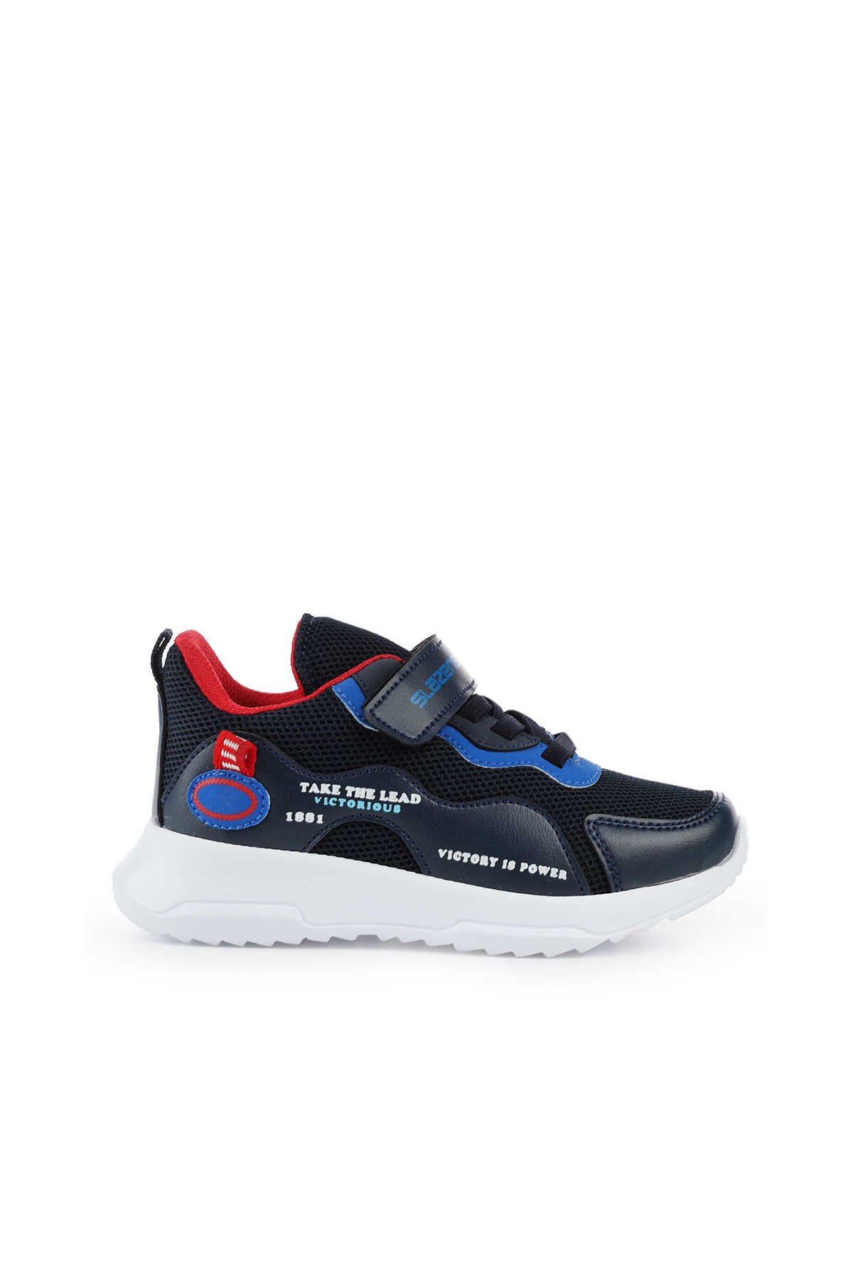 Slazenger - Slazenger KEALA Sneaker Erkek Çocuk Ayakkabı Lacivert / Saks Mavi