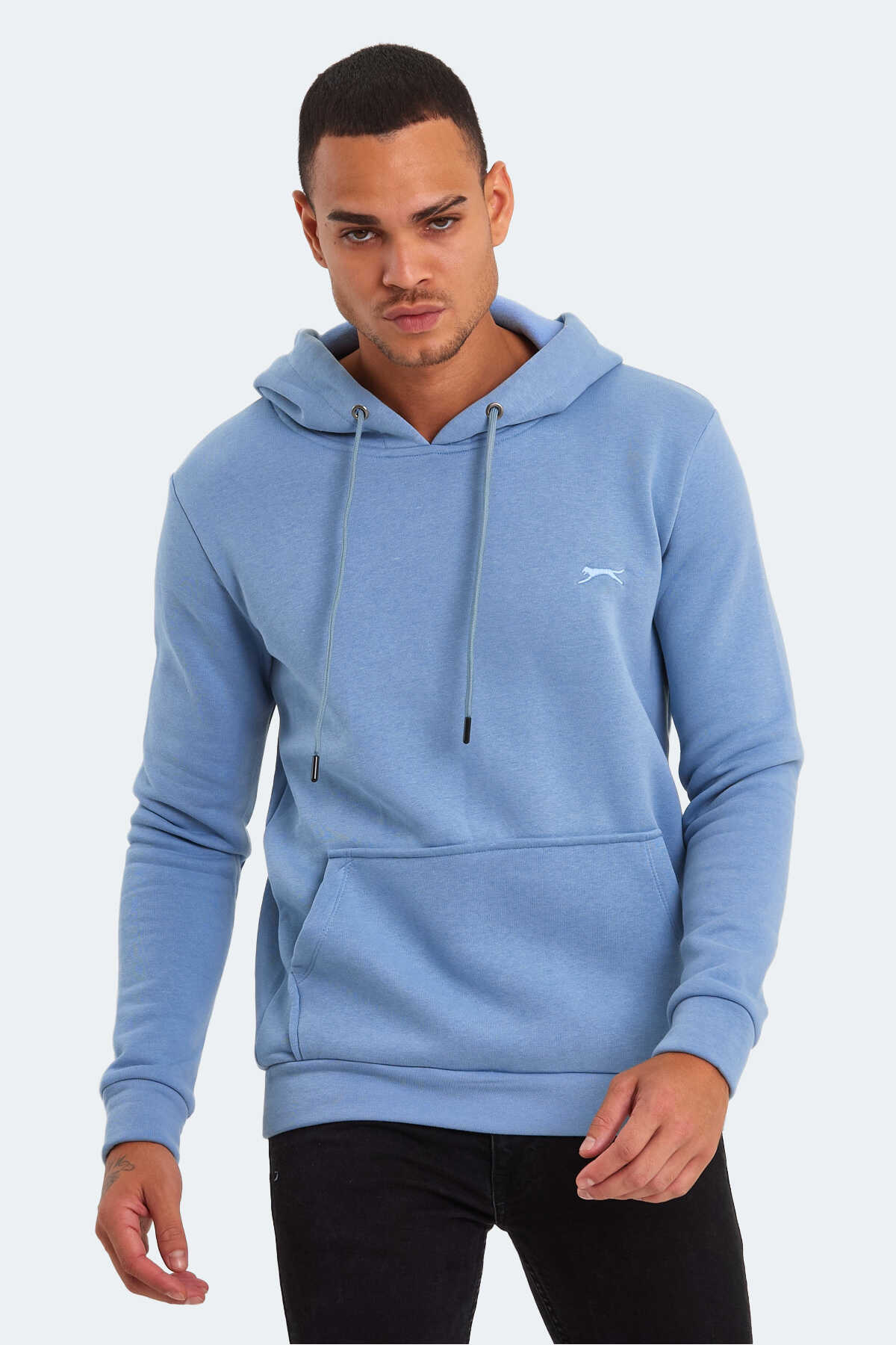 Slazenger - Slazenger KEANS Erkek Sweatshirt Mavi