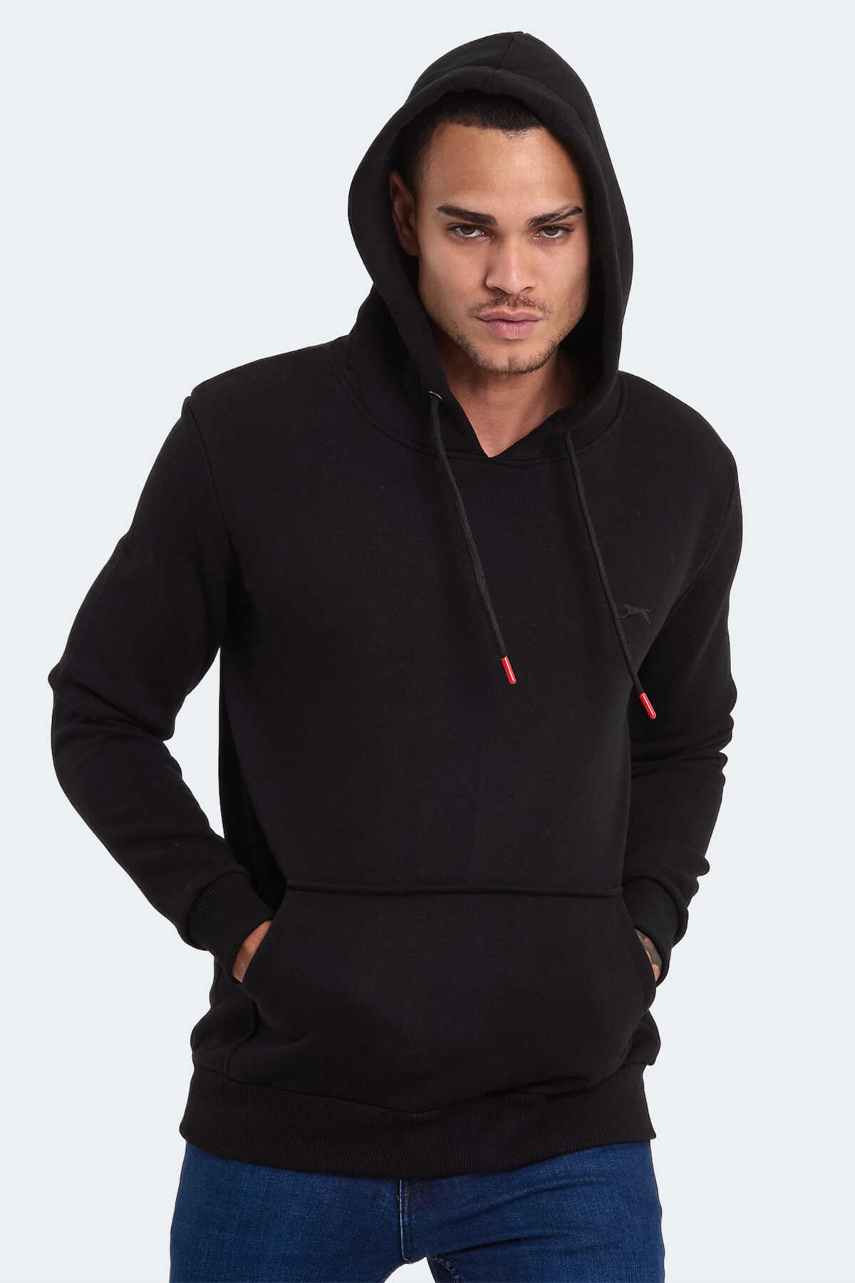 Slazenger - Slazenger KEANS Erkek Sweatshirt Siyah