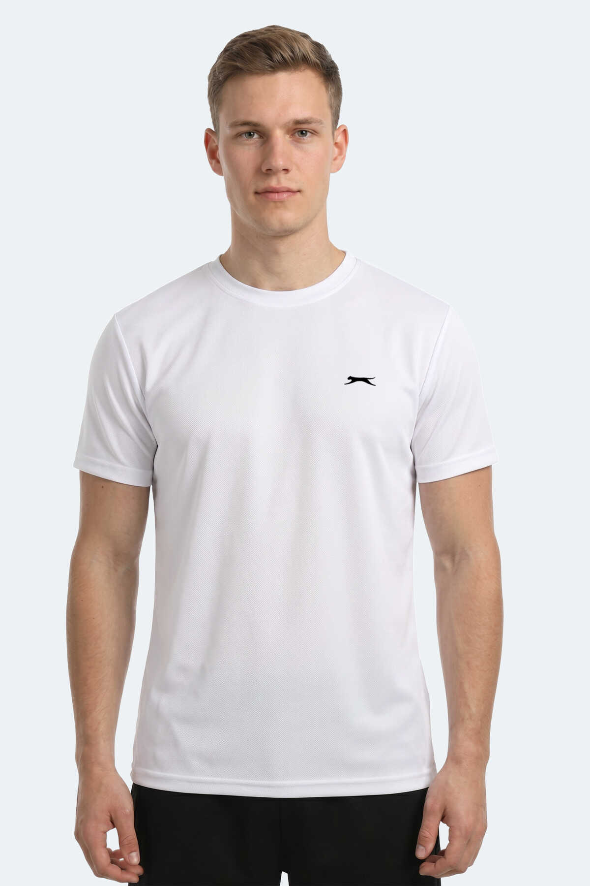 Slazenger - Slazenger KEANU Erkek Beyaz Tişört