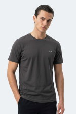 Slazenger - Slazenger KEANU Erkek Koyu Gri Tişört