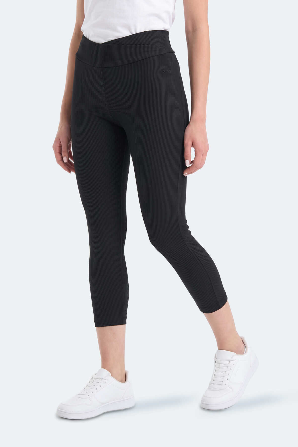 Slazenger - Slazenger KEEPER Kadın Yüksek Bel Siyah Tayt