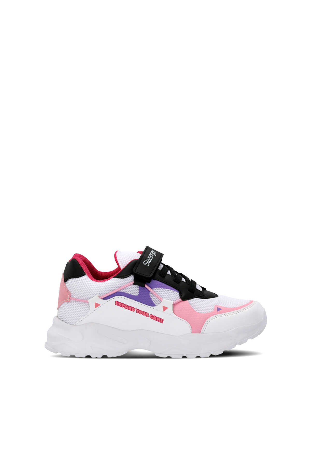 Slazenger - Slazenger KEKOA IN Kız Çocuk Sneaker Ayakkabı Beyaz / Pembe