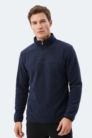 Slazenger KELO I Erkek Kapüşonlu Lacivert Sweatshırt