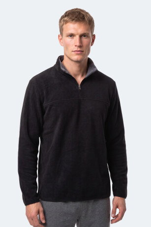 Slazenger KELO I Erkek Kapüşonlu Siyah Sweatshırt