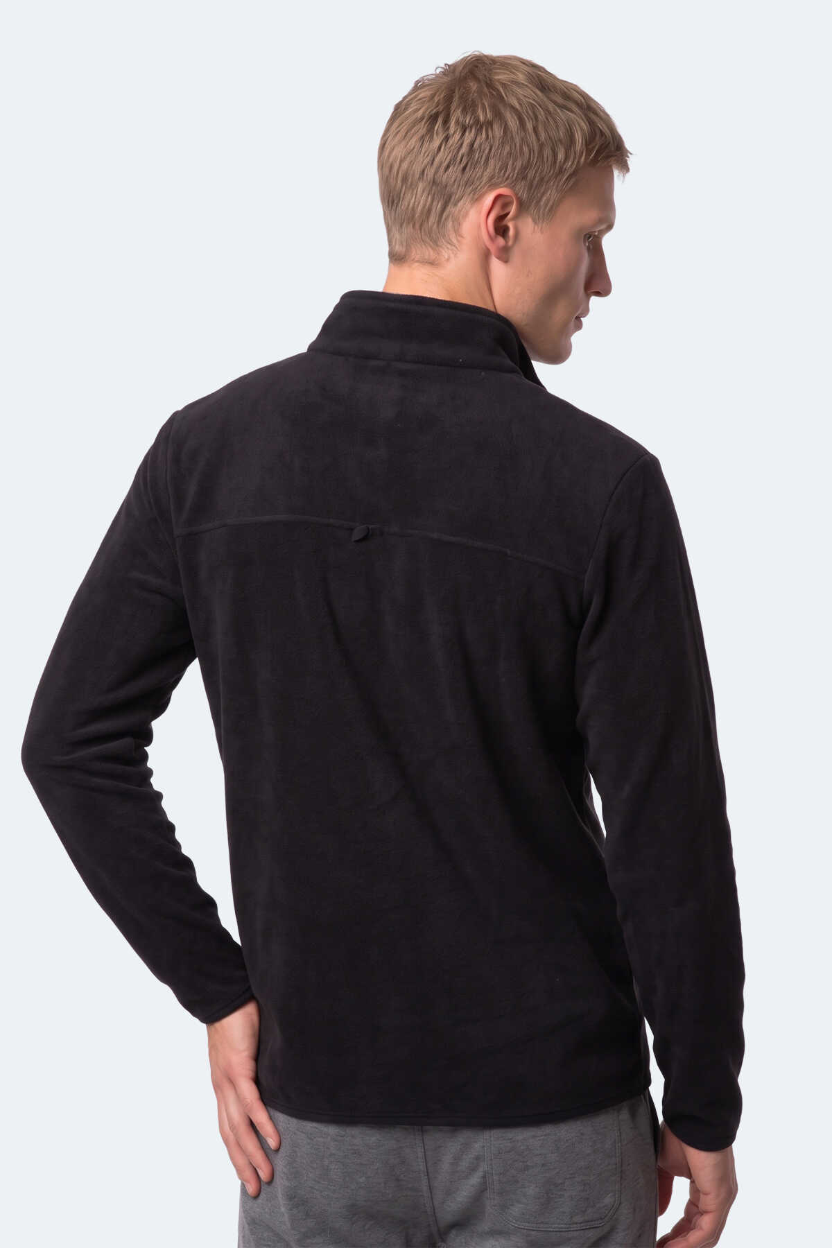 Slazenger KELO I Erkek Kapüşonlu Siyah Sweatshırt - 6