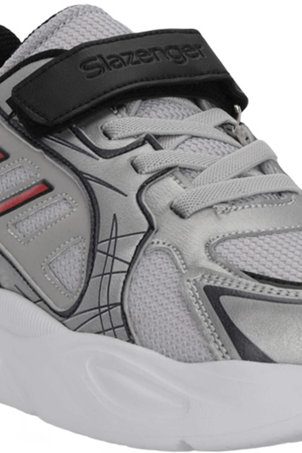 Slazenger KELSY Erkek Çocuk Gri / Kırmızı Günlük Spor Ayakkabısı Slazenger KELSY Erkek Çocuk Gri / Kırmızı Günlük Spor Ayakkabısı