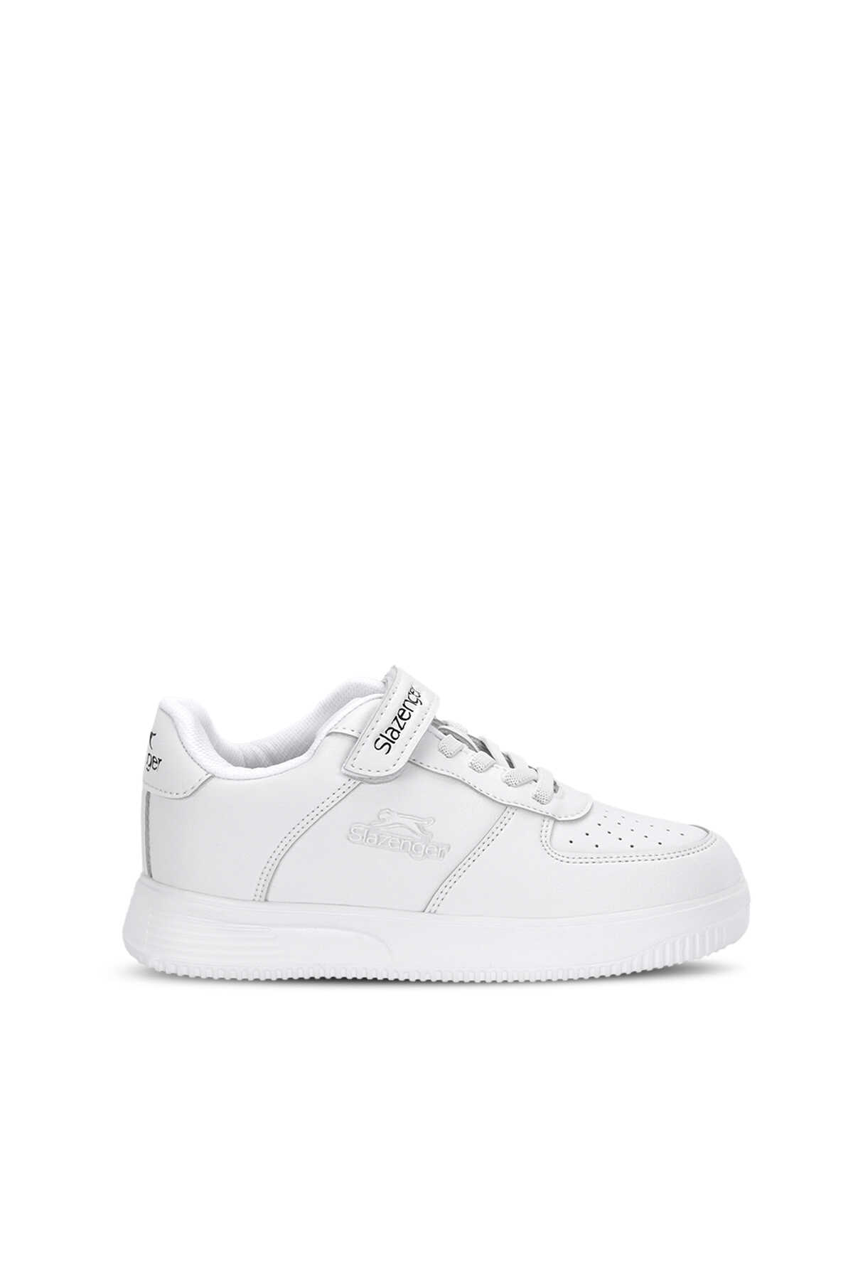 Slazenger - Slazenger KELVIN F Unisex Çocuk Cırt Cırtlı Beyaz Günlük Spor Ayakkabısı