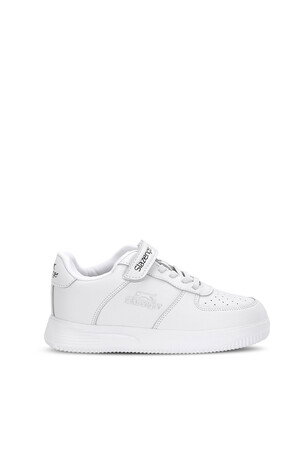 Slazenger KELVIN P Unisex Çocuk Cırtlı Beyaz Günlük Spor Ayakkabısı 