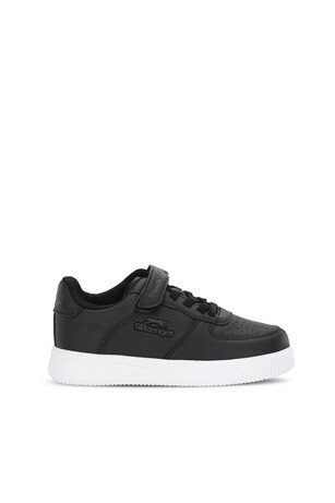 Slazenger KELVIN P Unisex Çocuk Cırtlı Siyah Günlük Spor Ayakkabısı 