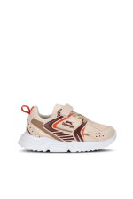 Slazenger - Slazenger KENDALL Unisex Çocuk Cırt Cırtlı Bej / Kahve Günlük Spor Ayakkabısı