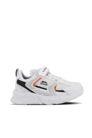 Slazenger KENDALL Unisex Çocuk Cırt Cırtlı Beyaz / Turuncu Günlük Spor Ayakkabısı