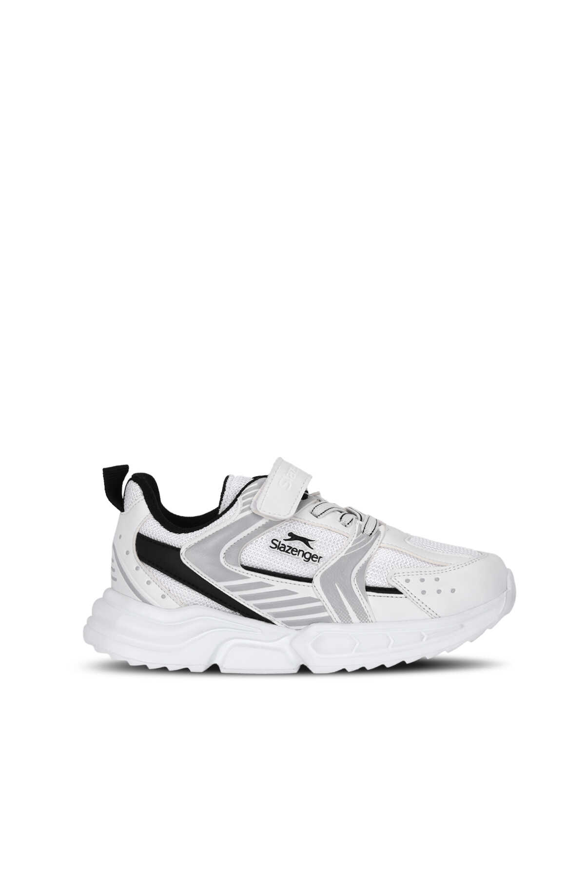 Slazenger KENDALL Unisex Çocuk Cırt Cırtlı Beyaz / Siyah Günlük Spor Ayakkabısı - 1