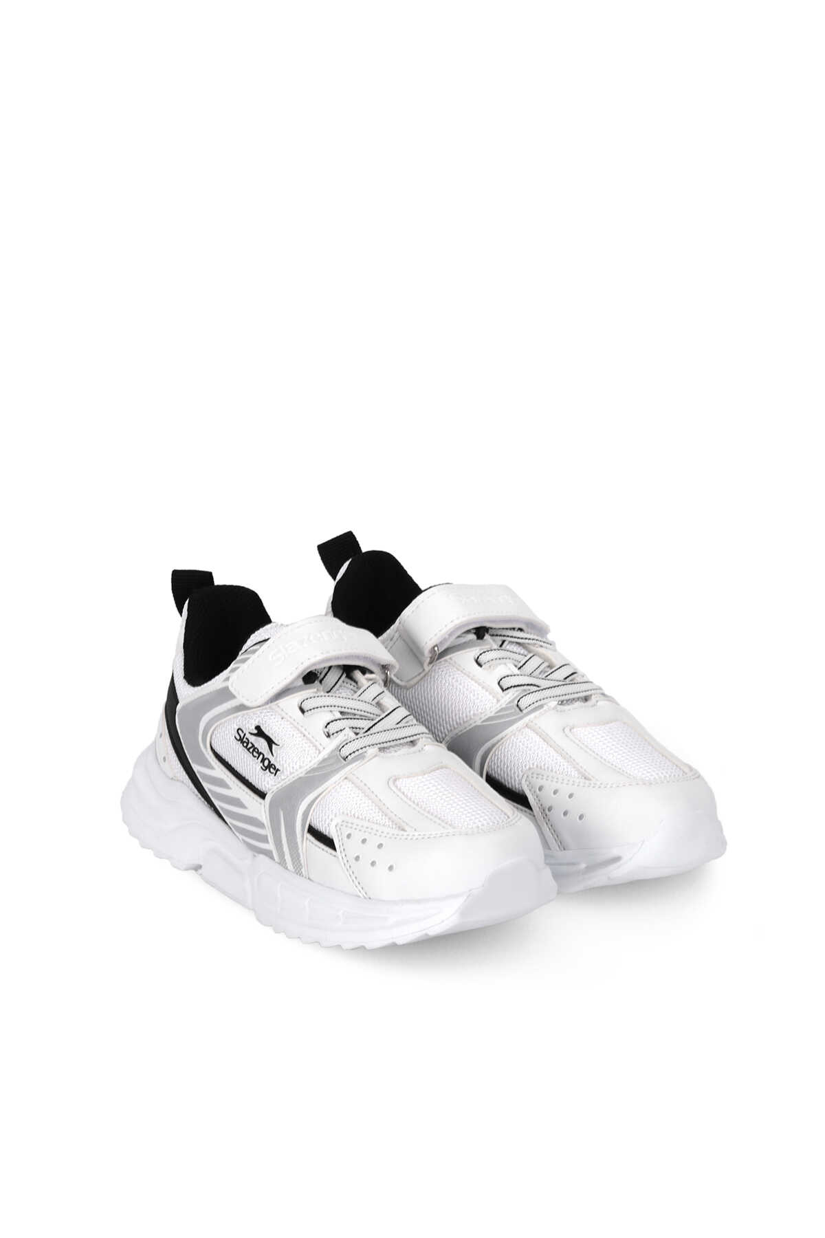 Slazenger KENDALL Unisex Çocuk Cırt Cırtlı Beyaz / Siyah Günlük Spor Ayakkabısı - 2