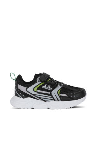 Slazenger KENDALL Unisex Çocuk Cırt Cırtlı Siyah / Beyaz Günlük Spor Ayakkabısı 