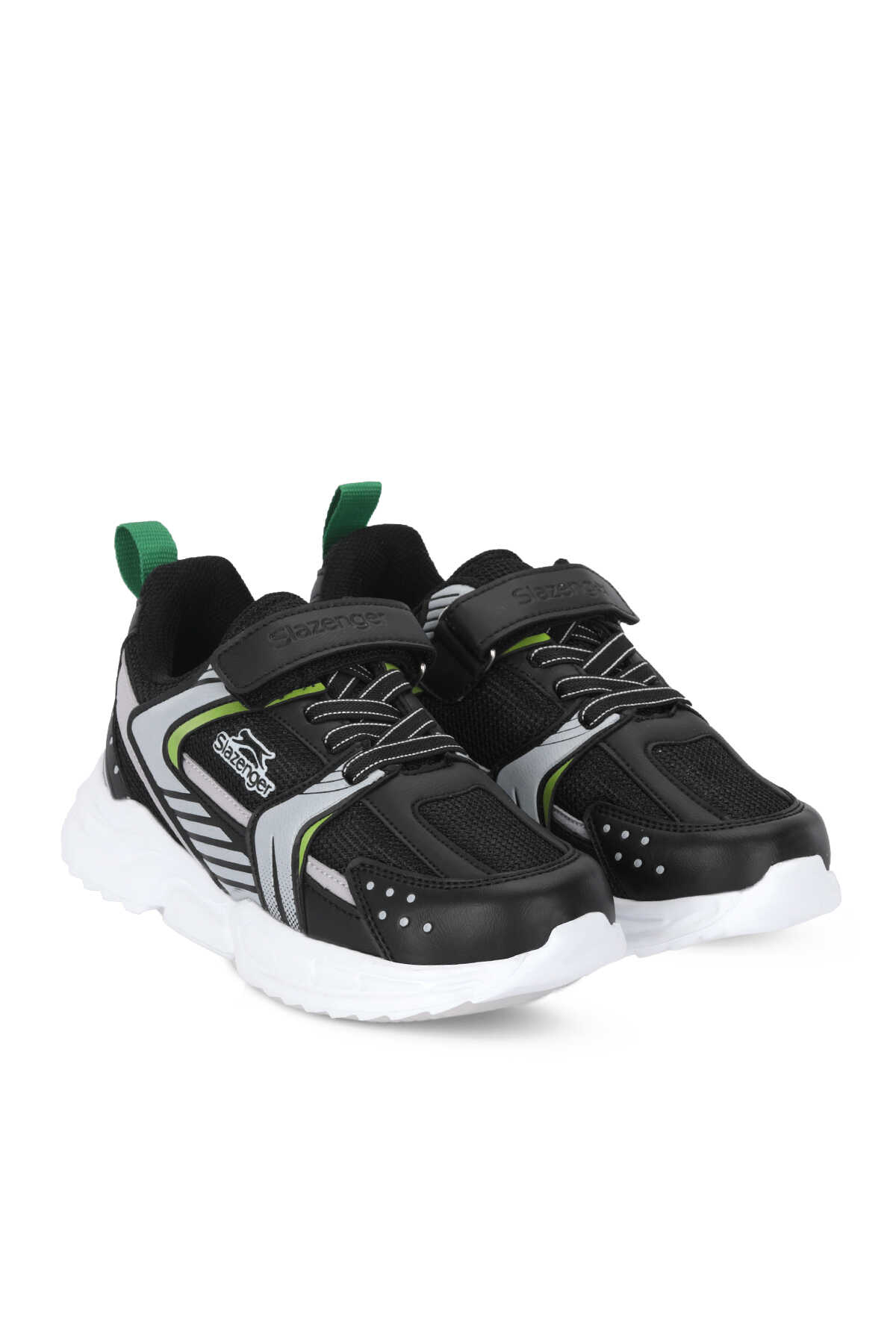Slazenger KENDALL Unisex Çocuk Cırt Cırtlı Siyah / Beyaz Günlük Spor Ayakkabısı - 2