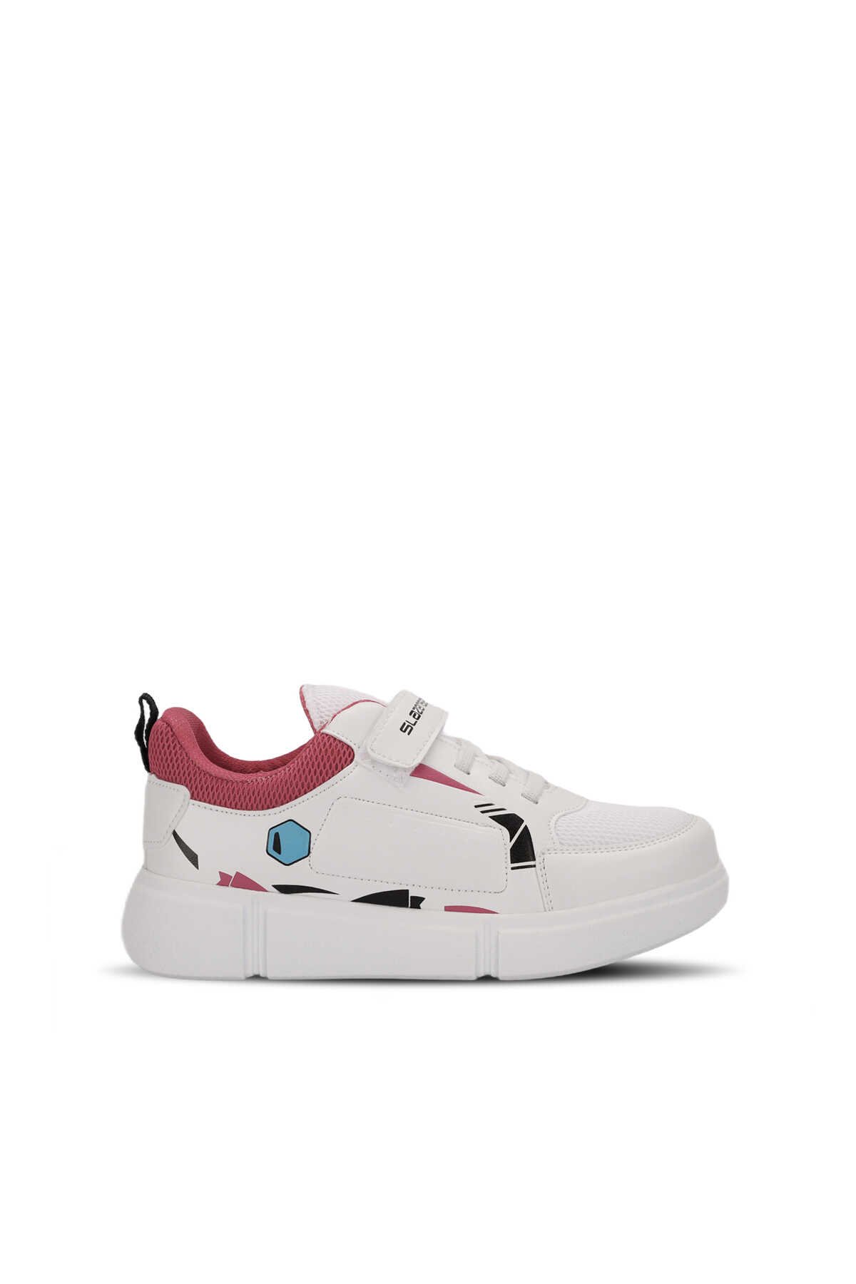 Slazenger - Slazenger KEPA Sneaker Kız Çocuk Ayakkabı Beyaz / Fuşya