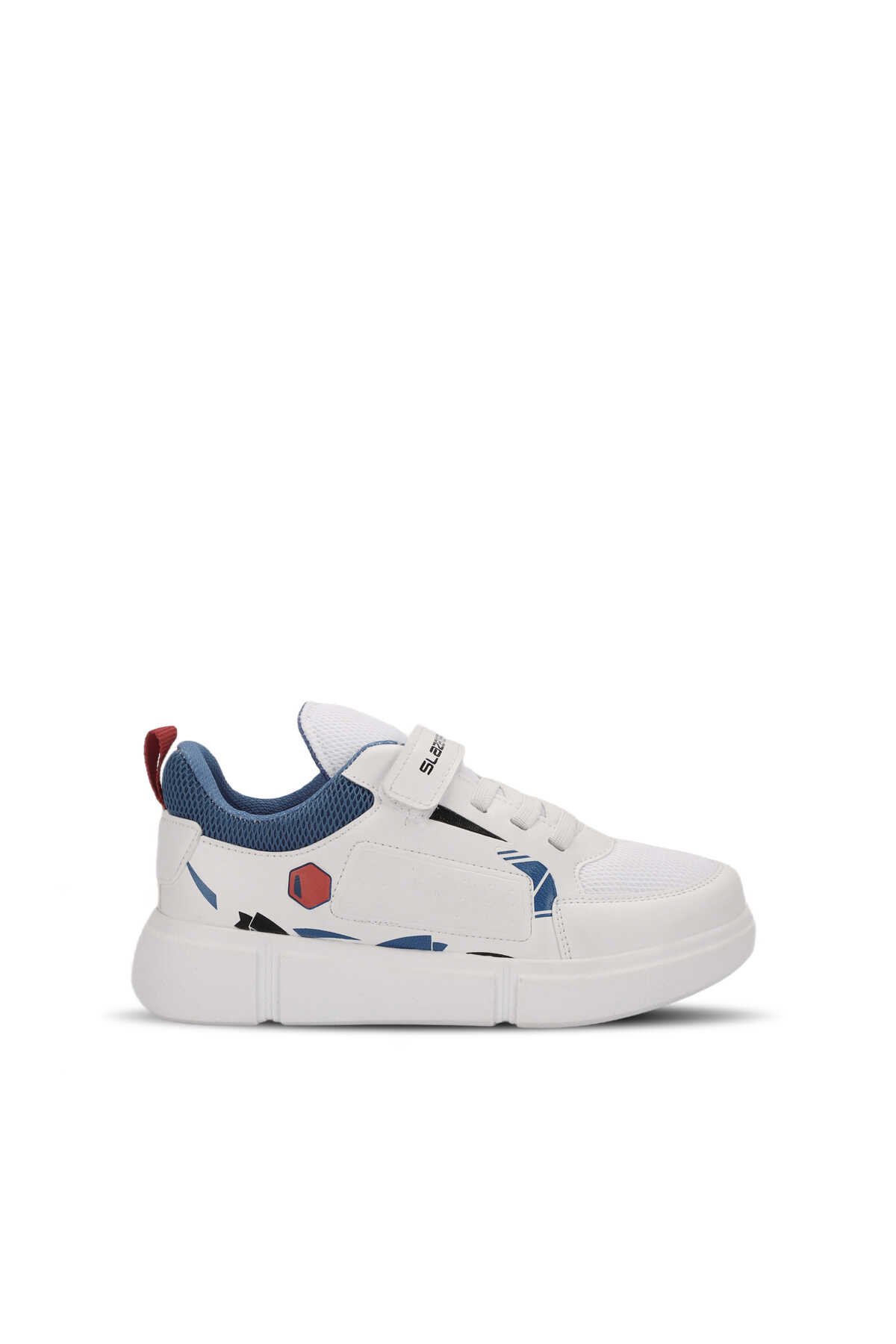 Slazenger - Slazenger KEPA Sneaker Unisex Çocuk Ayakkabı Beyaz / Saks Mavi