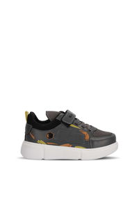 Slazenger - Slazenger KEPA IN Erkek Çocuk Cırt Cırtlı Koyu Gri / Sarı Sneaker Slazenger - Slazenger KEPA IN Erkek Çocuk Cırt Cırtlı Koyu Gri / Sarı Sneaker