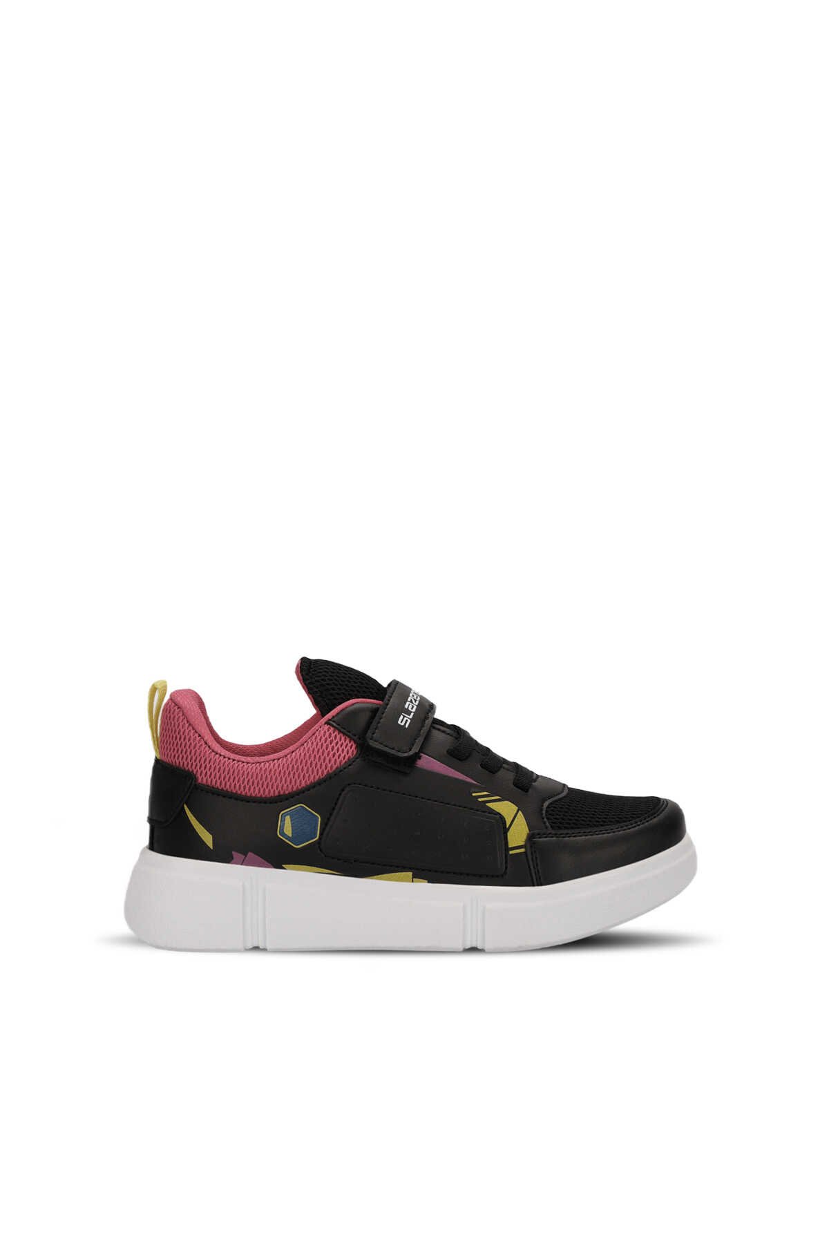 Slazenger - Slazenger KEPA Sneaker Kız Çocuk Ayakkabı Siyah / Fuşya