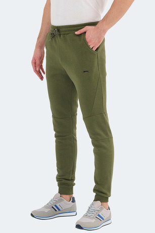 Slazenger KERR IN Erkek Cepli Haki Eşofman Altı 