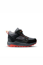 Slazenger - Slazenger KESHA IN Unisex Çocuk Cırt Cırtlı Füme / Turuncu Bot