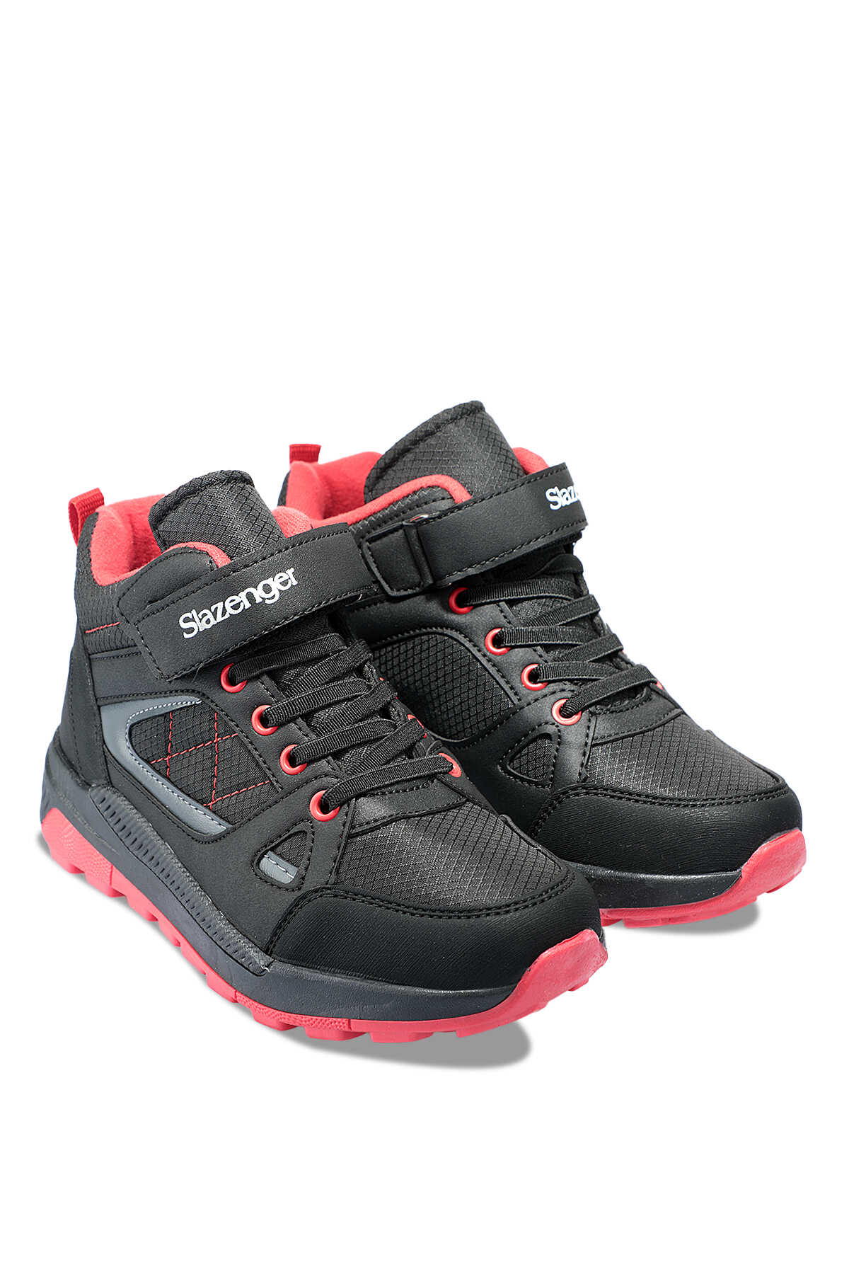 Slazenger KESHA IN Unisex Çocuk Cırt Cırtlı Siyah / Kırmızı Bot Slazenger KESHA IN Unisex Çocuk Cırt Cırtlı Siyah / Kırmızı Bot