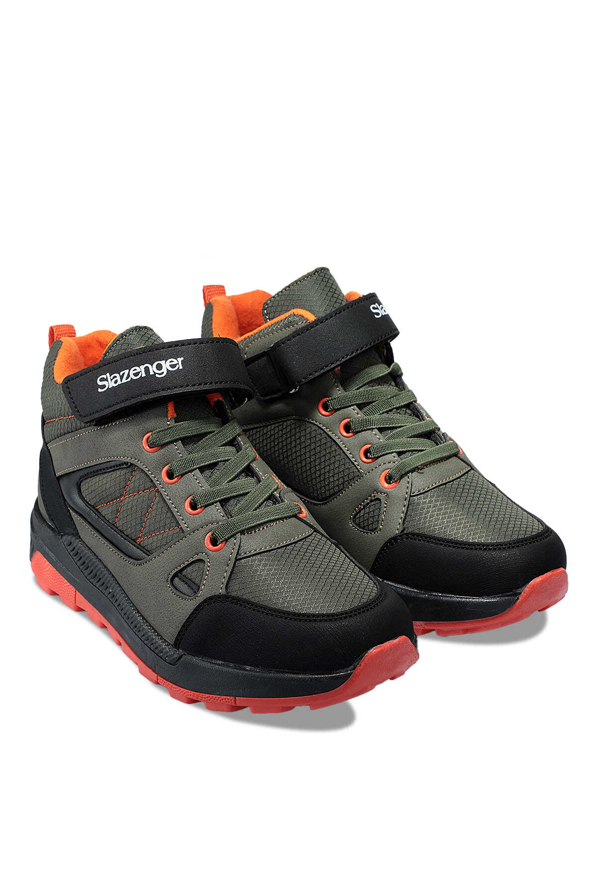 Slazenger KESHA IN Unisex Çocuk Cırt Cırtlı Haki / Siyah Bot Slazenger KESHA IN Unisex Çocuk Cırt Cırtlı Haki / Siyah Bot