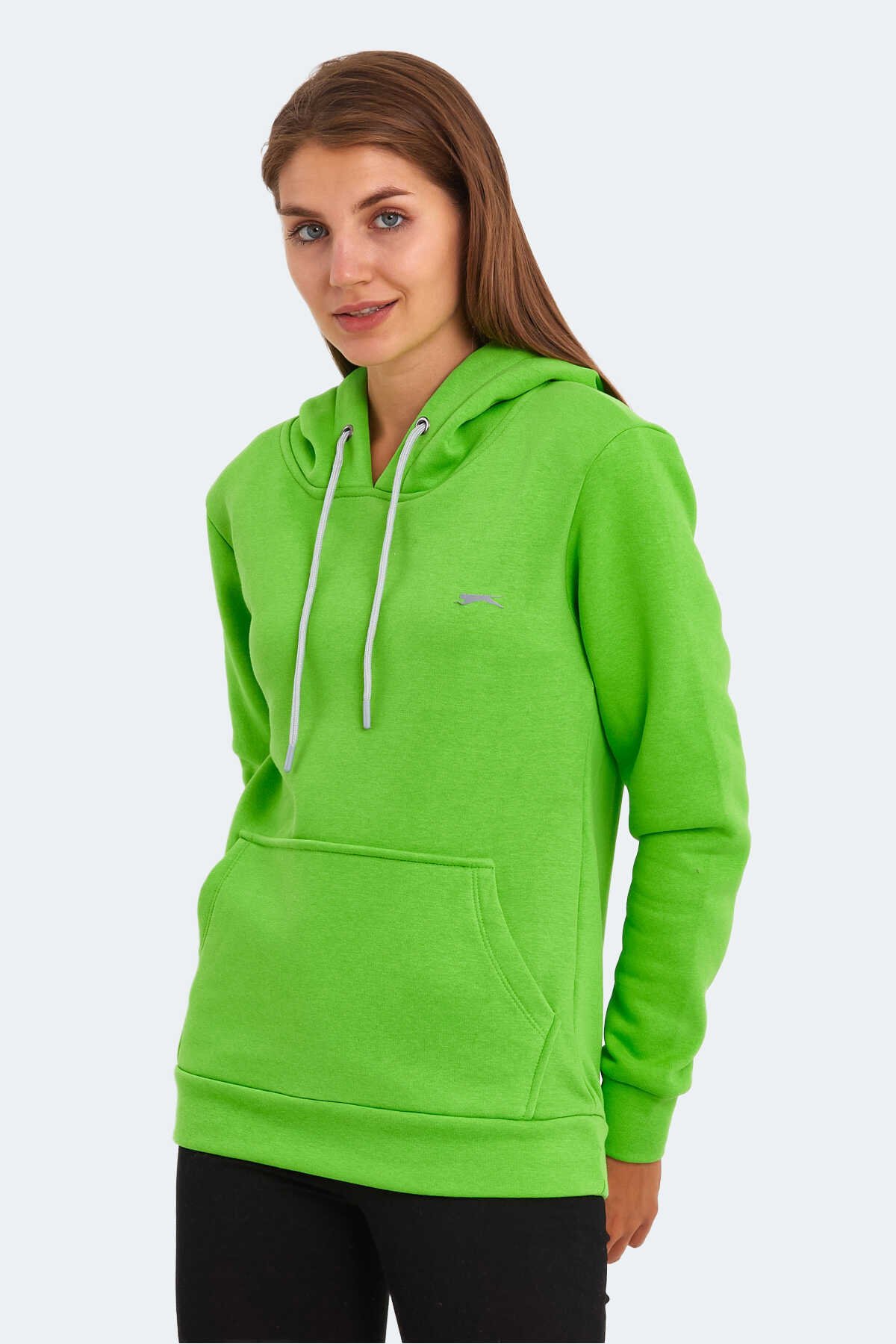 Slazenger - Slazenger KESHIAN Kadın Sweatshirt Yeşil