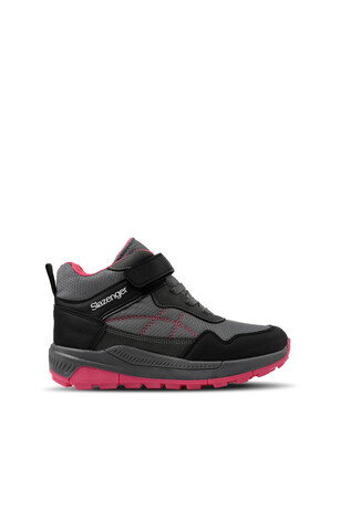 Slazenger KETI I Kız Çocuk Cırt Cırtlı Gri / Gri Bot