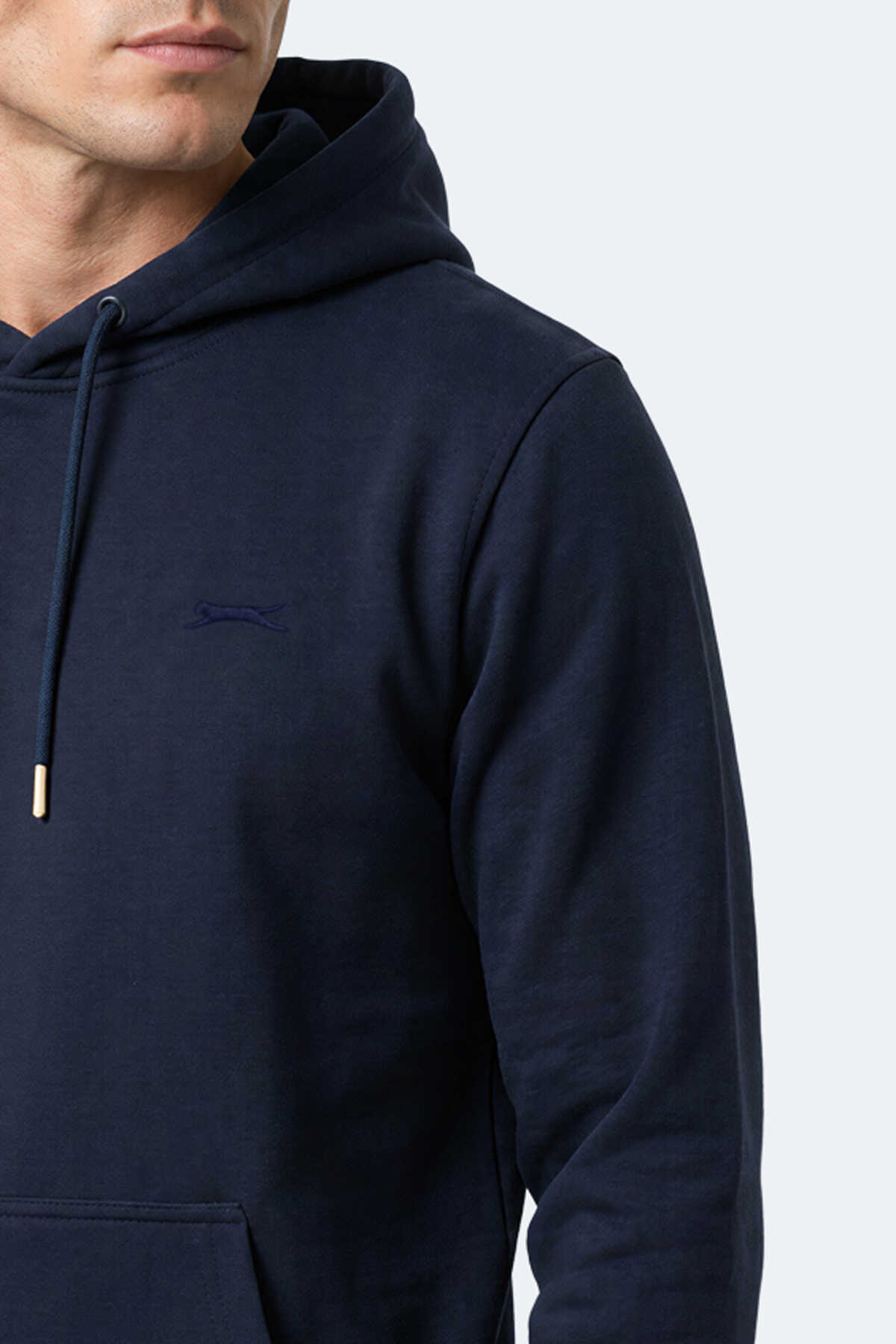 Slazenger KEVRO I Erkek Kapüşonlu Lacivert Sweatshırt - 2