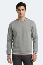 Slazenger - Slazenger KEYSTONE I Erkek Gri Sweatshırt