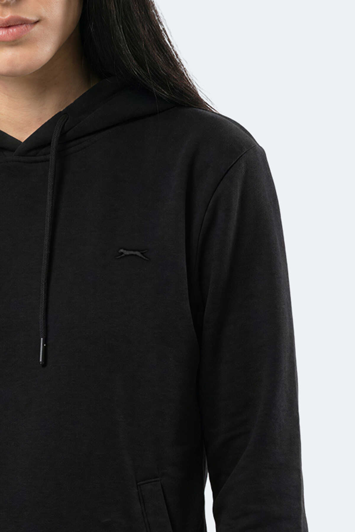 Slazenger KEZIO I Kadın Siyah Sweatshırt - 2
